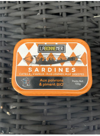 Sardines La Bonne Mer poivrons & piment Bio