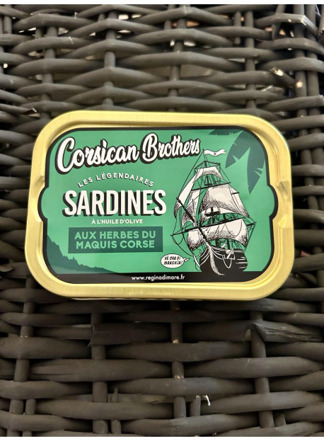 Sardines Herbes du Maquis Corse - Corsican Brothers