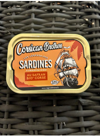 Sardines Safran Bio Corse - Corsican Brothers