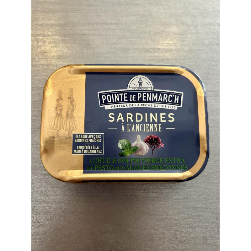 Sardines pesto & aux algues PP