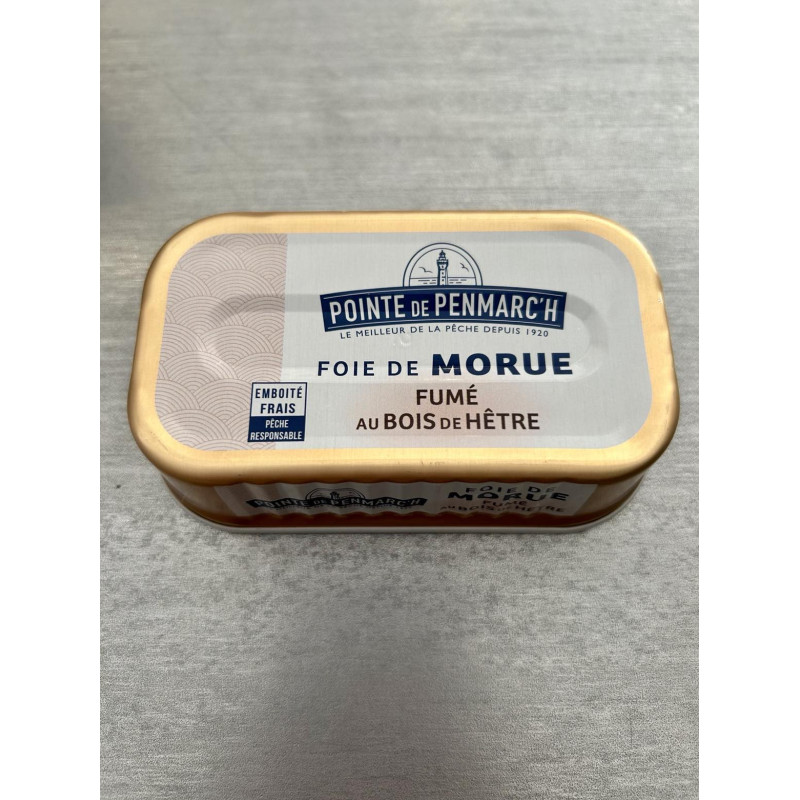 Foie de morue fumé 121g PP