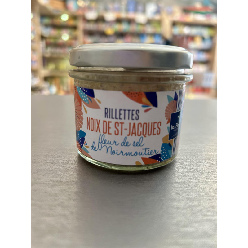 Rillettes Noix de St-Jacques fleur de sel Noirmoutier - LA PERLE DES DIEUX