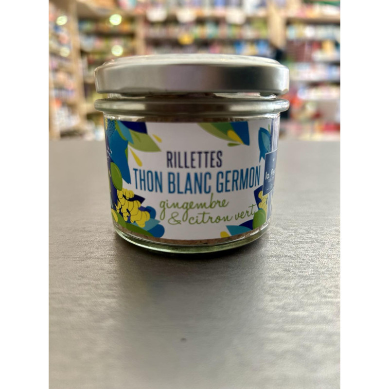 Rill de thon au citron vert & gingembre