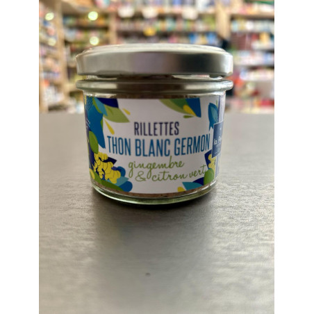 Rill de thon au citron vert & gingembre