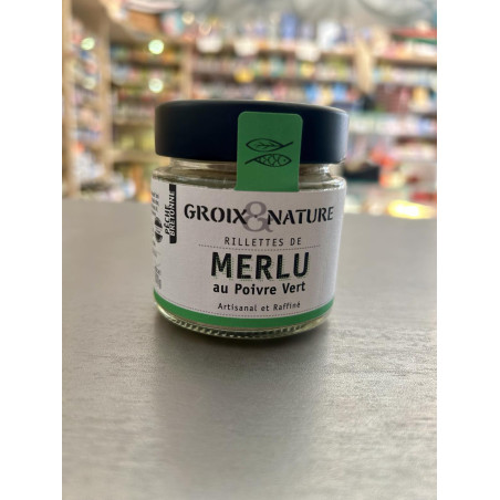 Rill de merlu poivre vert 100g