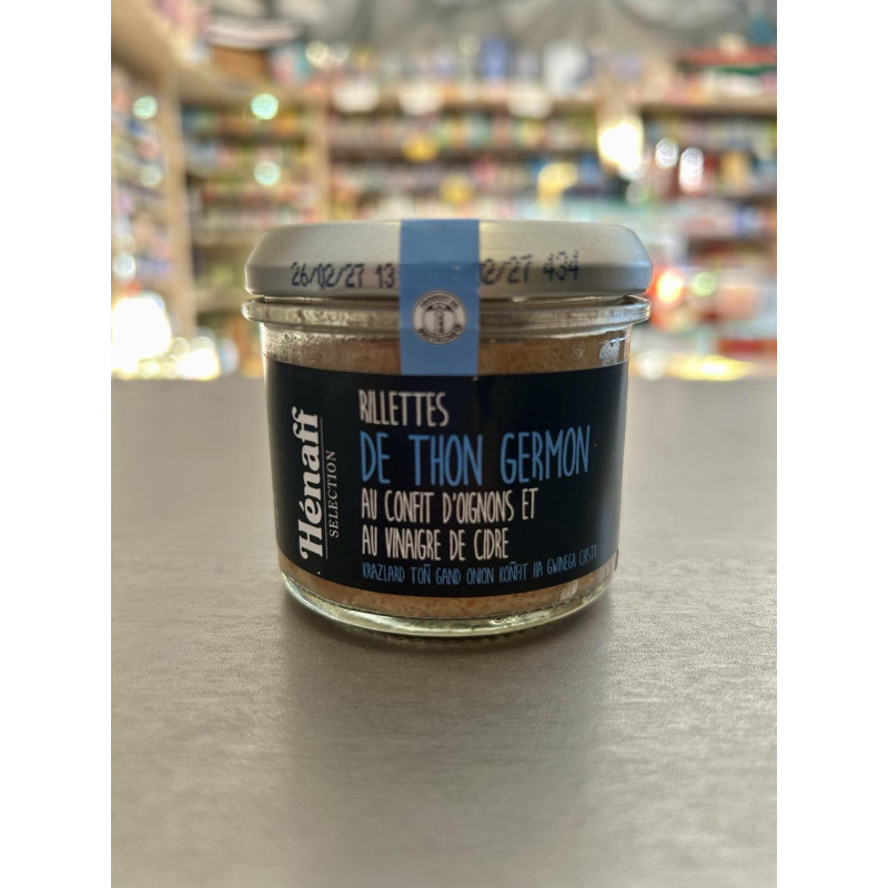 Rillettes thon oignon / vinaigre BIO 90g HNF