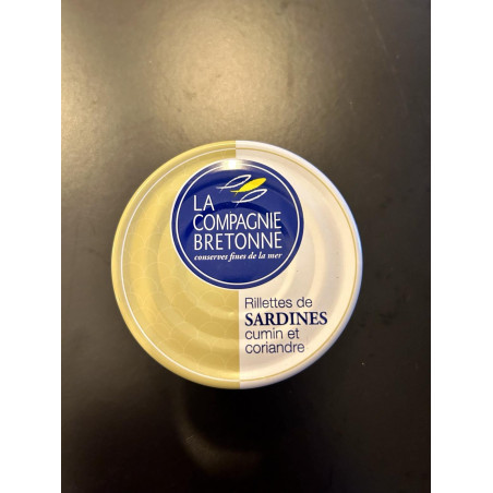 Rillettes de sardines cumin & coriandre (petit) - LA COMPAGNIE BRETONNE