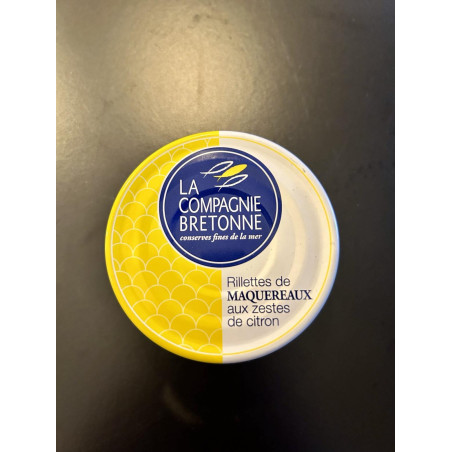 Rillettes de maquereaux au citron (petit) - LA COMPAGNIE BRETONNE