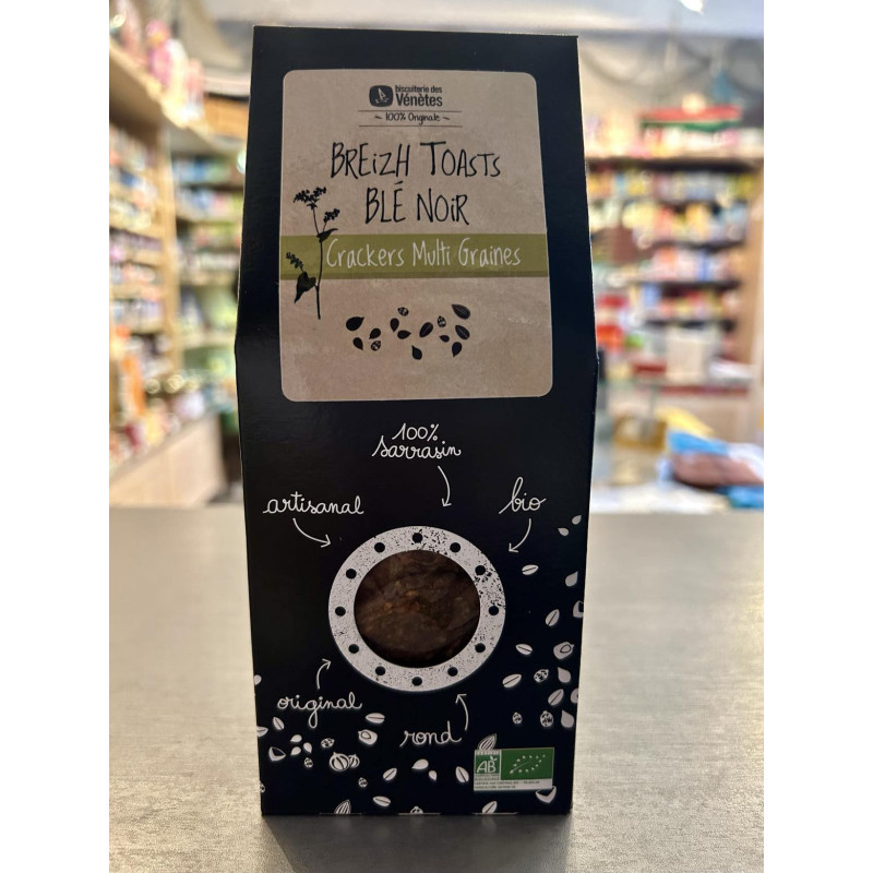 Toasts multigraines nature 125g - BISCUITERIE DES VENETES