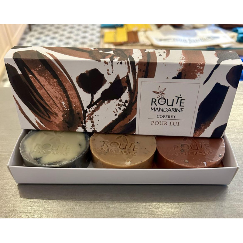 Coffret AQUARELLE - "Pour lui" - ROUTE MANDARINE