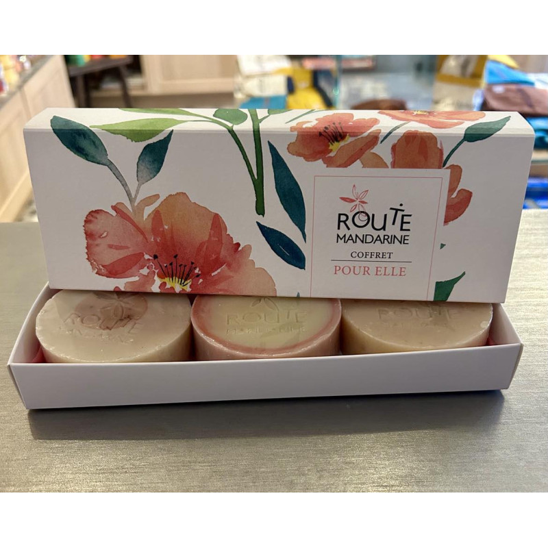 Coffret AQUARELLE - "Pour elle" - ROUTE MANDARINE