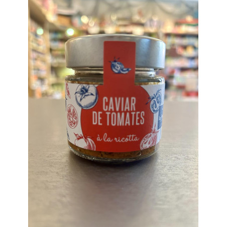 Caviar de tomates à la ricotta, 100g - LA PERLE DES DIEUX