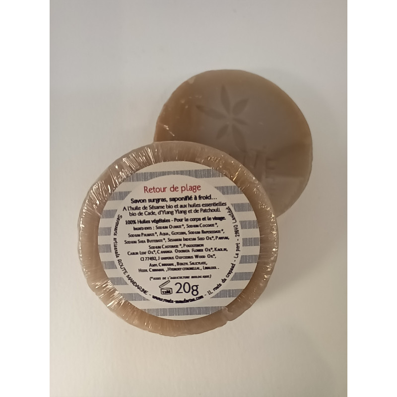Savon 20g emballé à l'unité - ROUTE MANDARINE