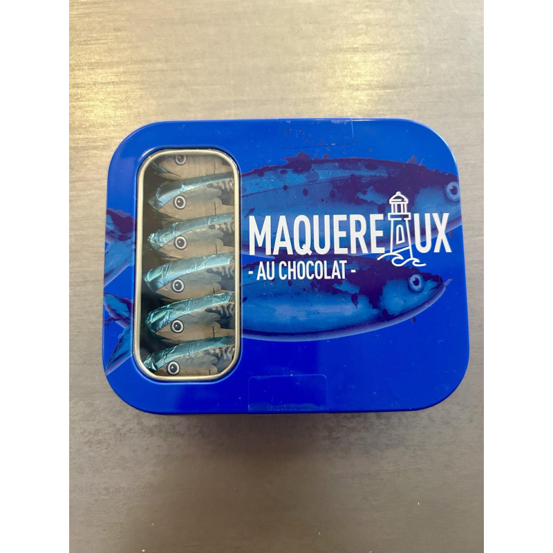 Boite maquereaux en chocolat noir 120g - SCHAAL
