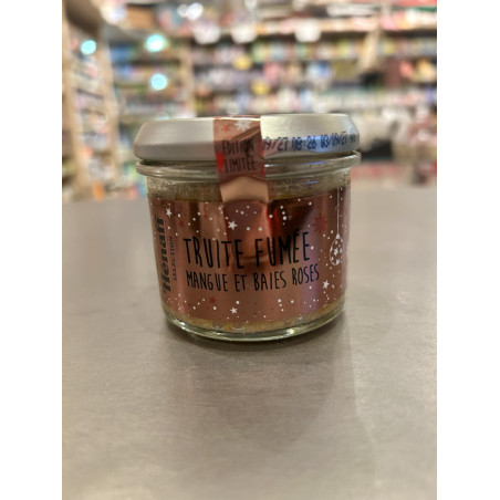 Rillettes de truite mangue & baies 90g - HENAFF