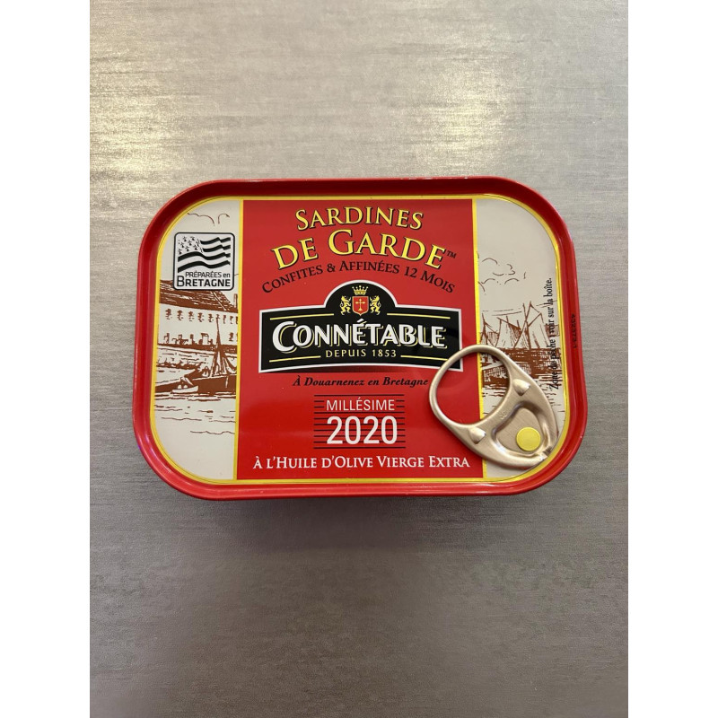 Sardines de Garde millésimée 2020 - CONNETABLE