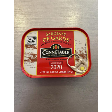 Sardines de Garde millésimée 2020 - CONNETABLE