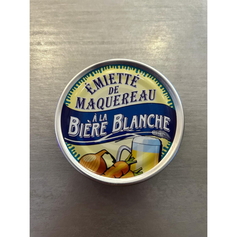 Emietté de maquereau bière blanche (petit format) 80g - LA BELLE-ILOISE