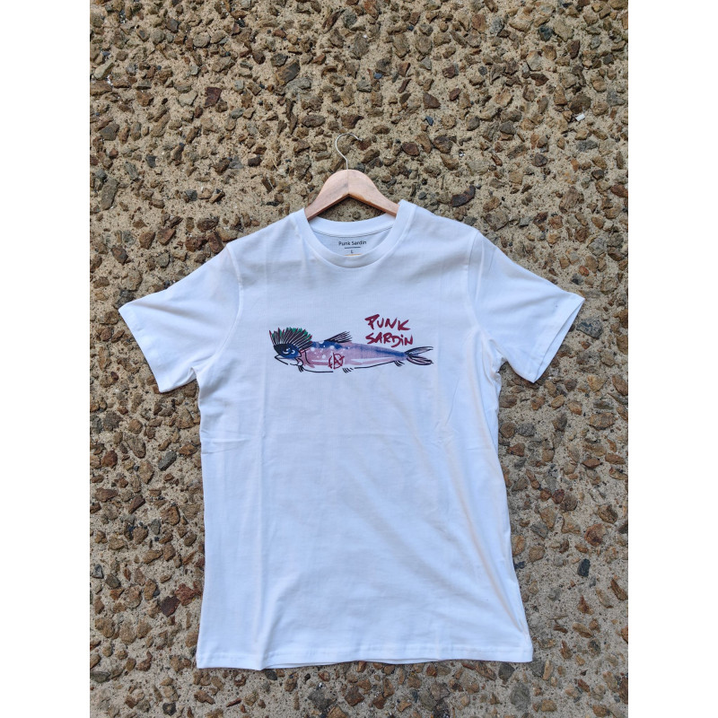 T-shirt Punk Sardin Violet - PENN SARDIN