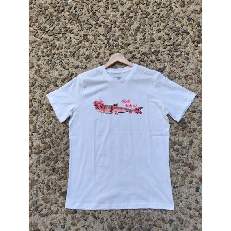 T-shirt Punk Sardin Rose - PENN SARDIN
