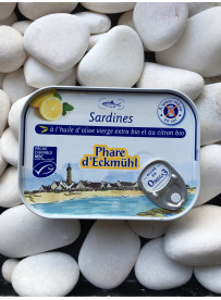 1/5 sardine citron et SANS HUILE sans sel