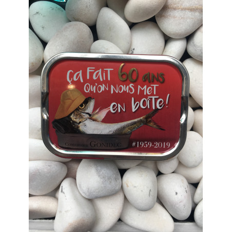 1/6 sardine JG 60 ans