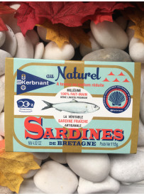 1/6 sardine au naturel KERBRIANT