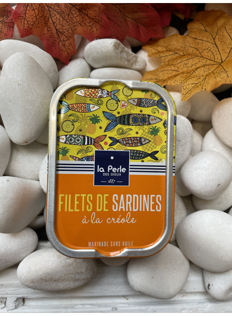 Filets de sardine sans huile creole