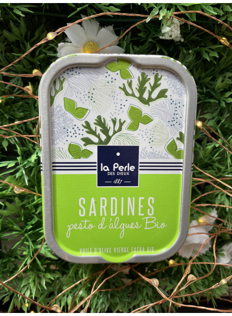 1/6 sardines au Pesto d'algues bio