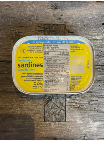 Sardines Canadiennes eau de source