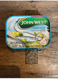 JOHN WEST Filets de sardines dans l'eau