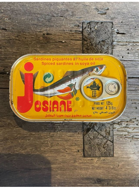 JOSIANE Sardines piquantes huile de soja