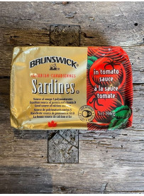 BRUNSWICK Sardines à la sauce tomate