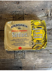 BRUNSWICK Sardines à la moutarde