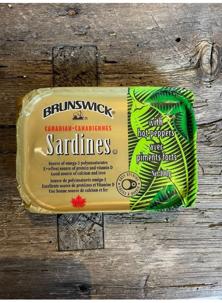 BRUNSWICK Sardines avec piments forts