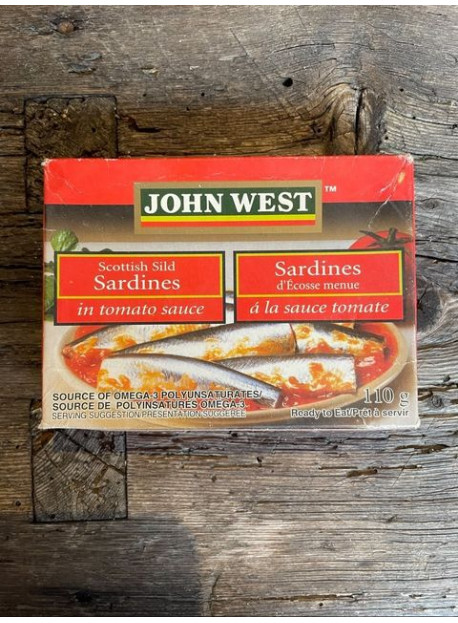 JOHN WEST Sardines à la sauce tomate