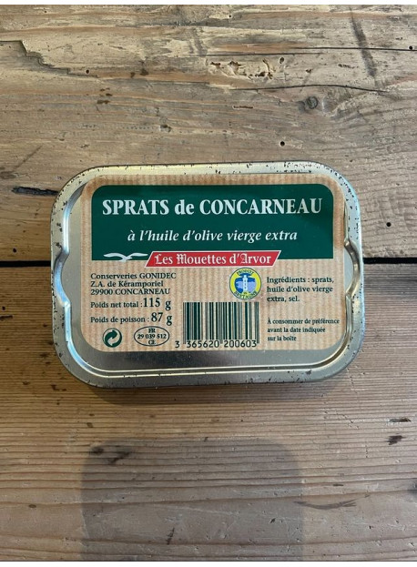 Sprats de Concarneau olive