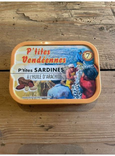 P'tites Vendéennes p'tites sardines à l'huile d'arachide