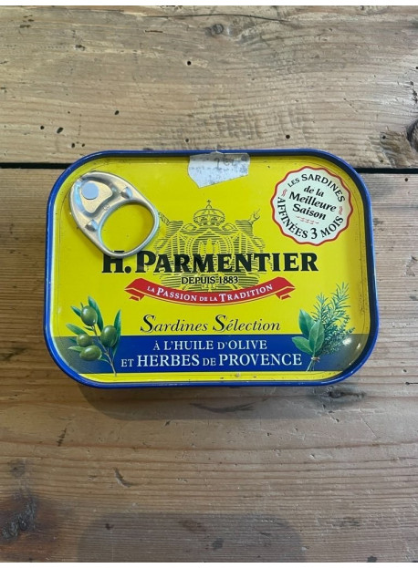 Parmentier Sardines Sélection olive & herbes de Provence