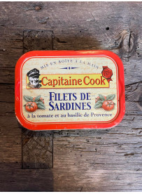 Capitaine Cook Filets de sardines tomate & basilic de Provence