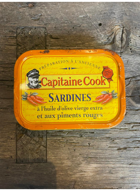 Capitaine Cook Sardines olive & piments rouges