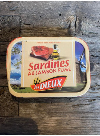 Sardines au jambon fumé