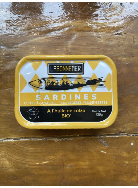 Sardines La Bonne Mer colza Bio